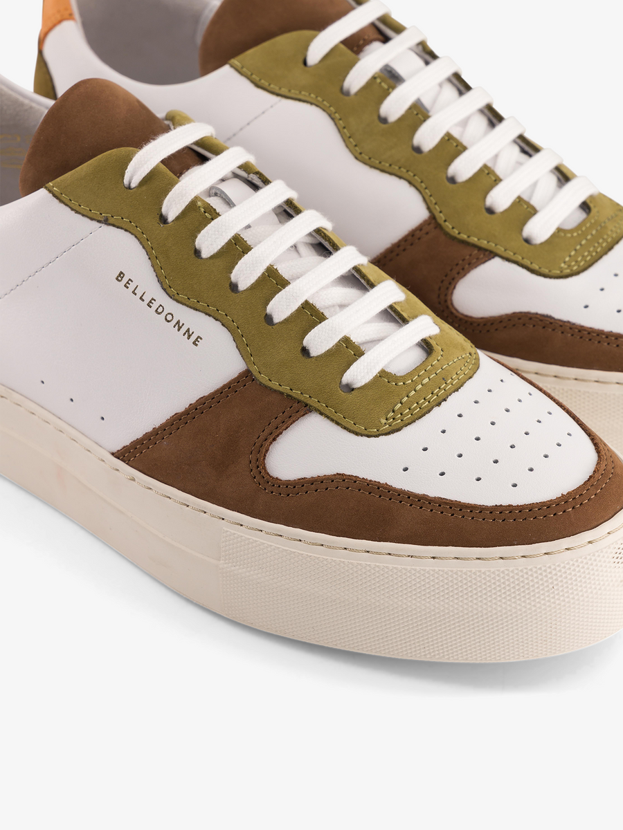 Baskets en cuir certifié | multicolore "B0 Playground retro - Autumn"
