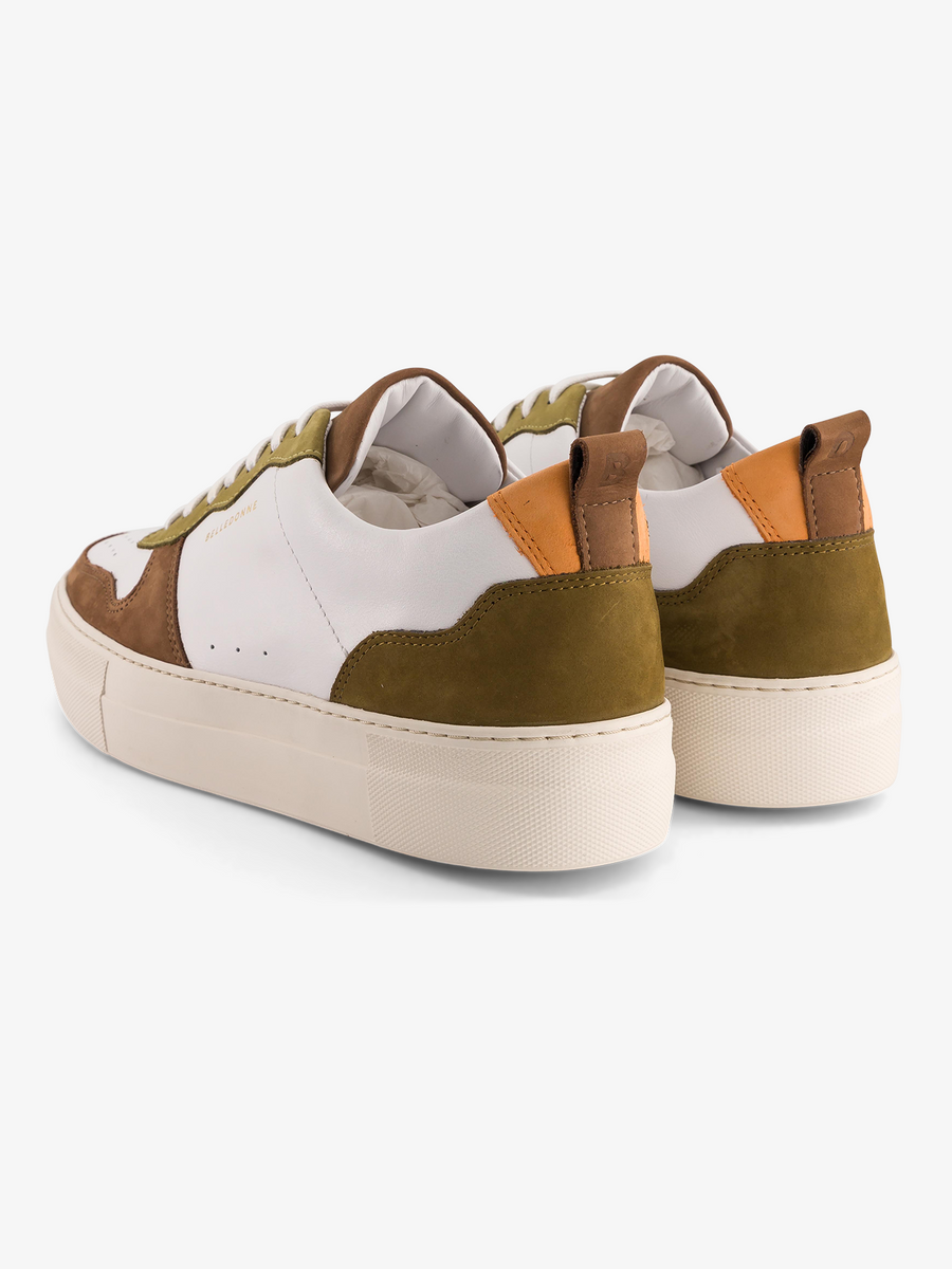 Baskets en cuir certifié | multicolore "B0 Playground retro - Autumn"