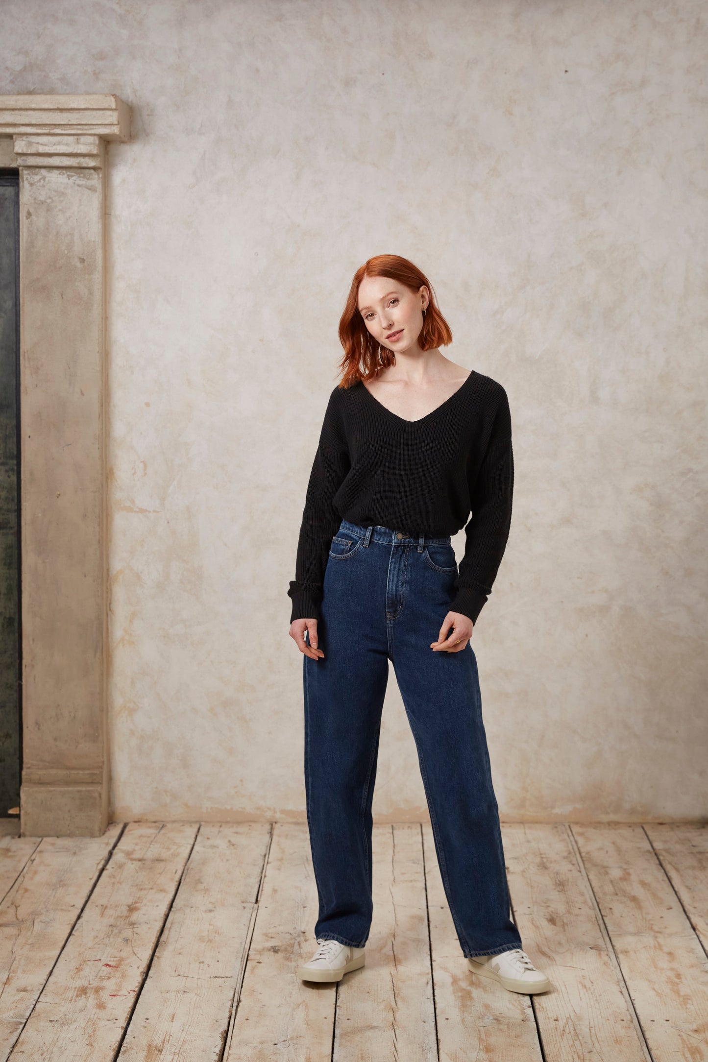 Jean ample en coton bio - enora barrel leg jeans