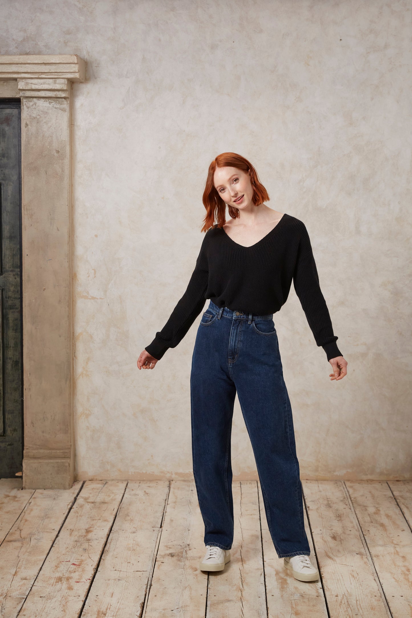 Jean ample en coton bio - enora barrel leg jeans