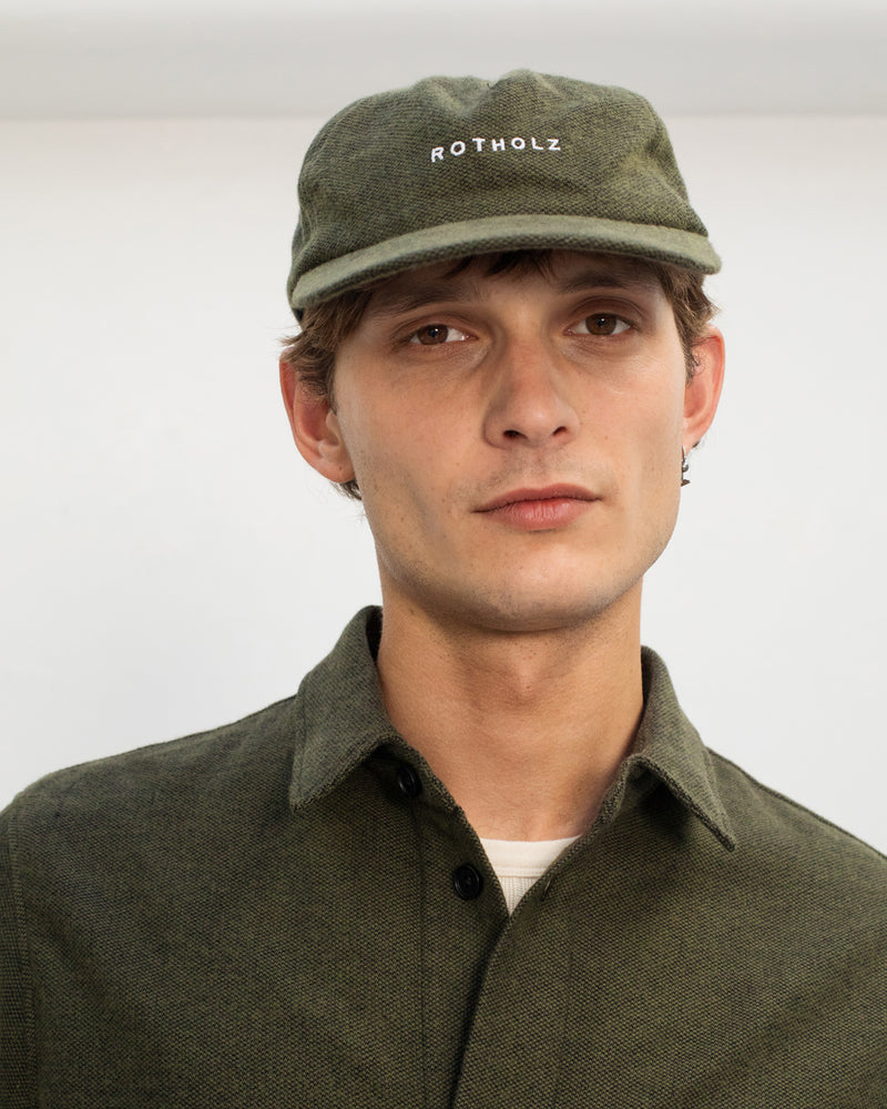 Chemise flanelle en coton bio | vert "flannel casual shirt - moss green"
