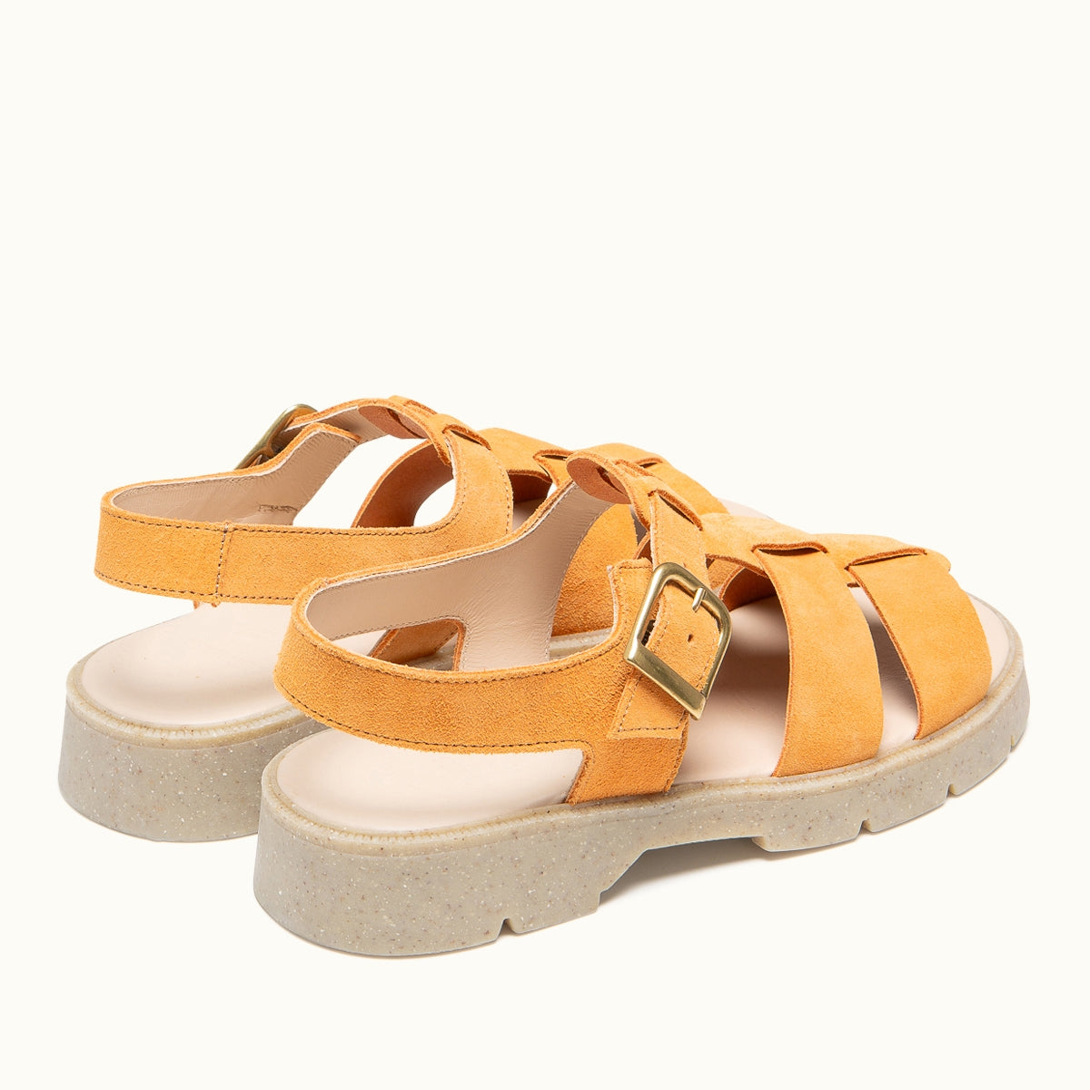 Sandales made in France en cuir suède certifié | pêche "ballast v peche"