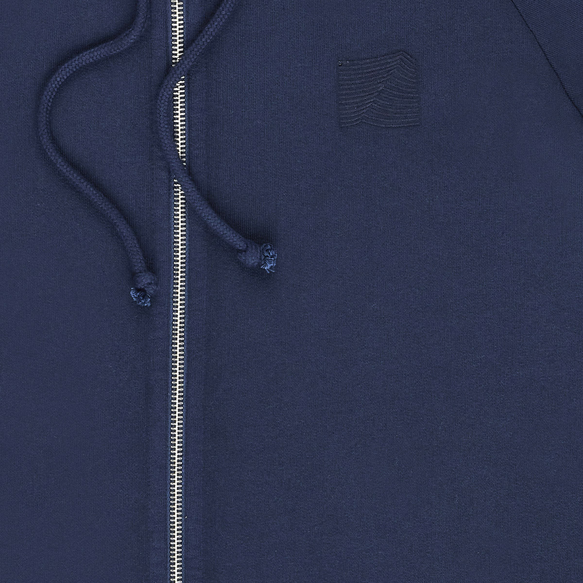 Veste zippée marine en coton bio - navy lucien hoodie