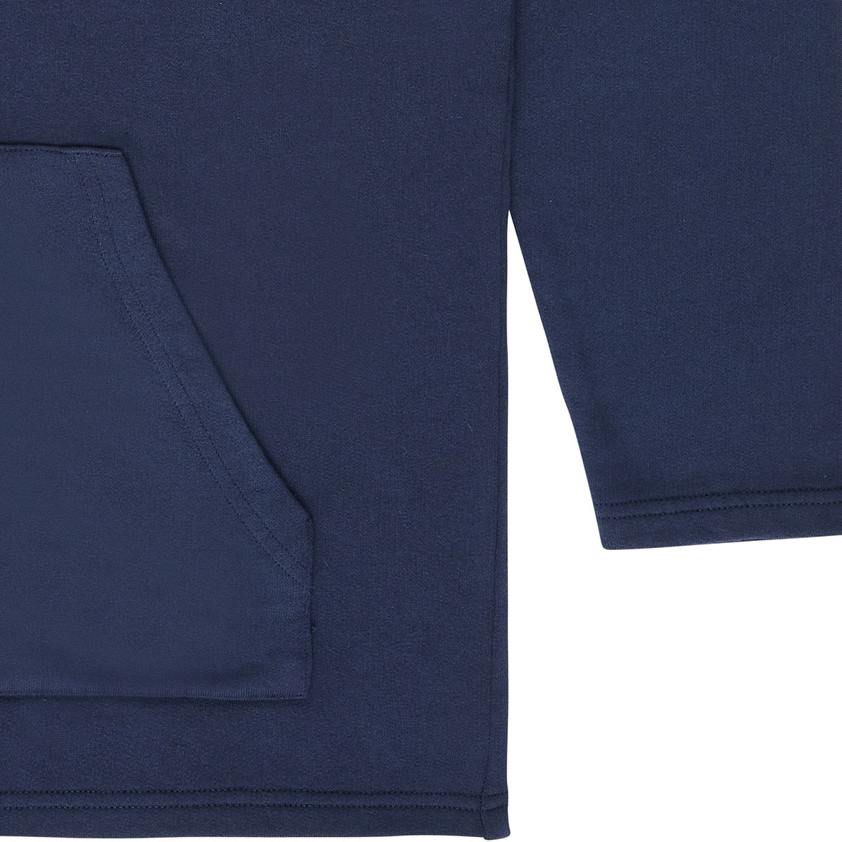 Veste zippée marine en coton bio - navy lucien hoodie