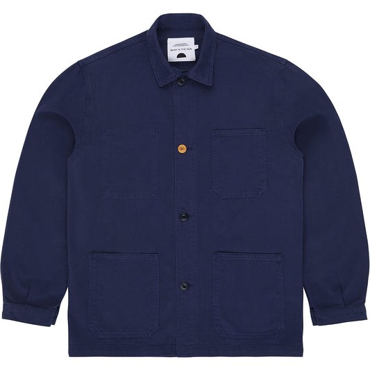 Veste workwear en coton bio | marine "sergi navy"