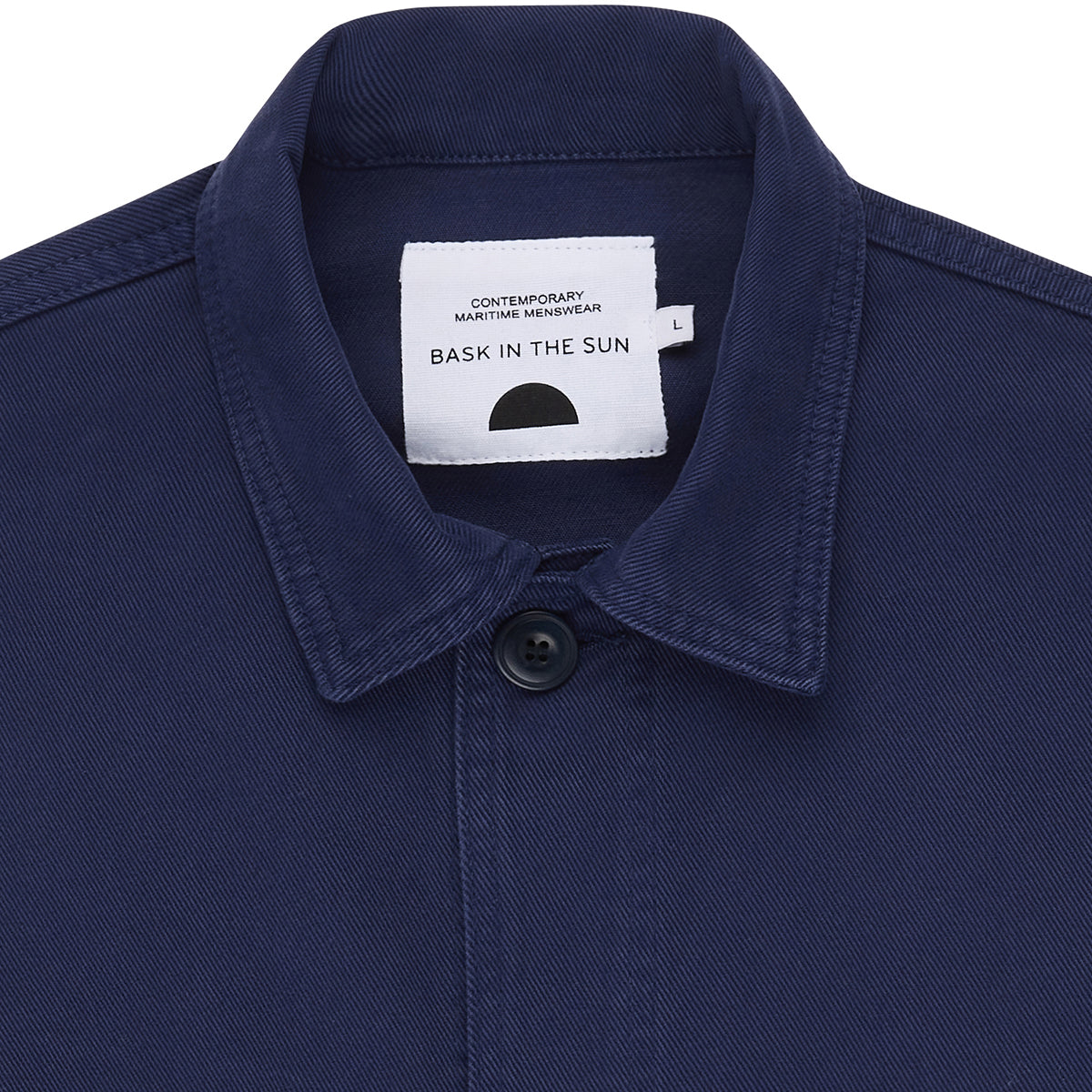 Veste workwear en coton bio | marine "sergi navy"