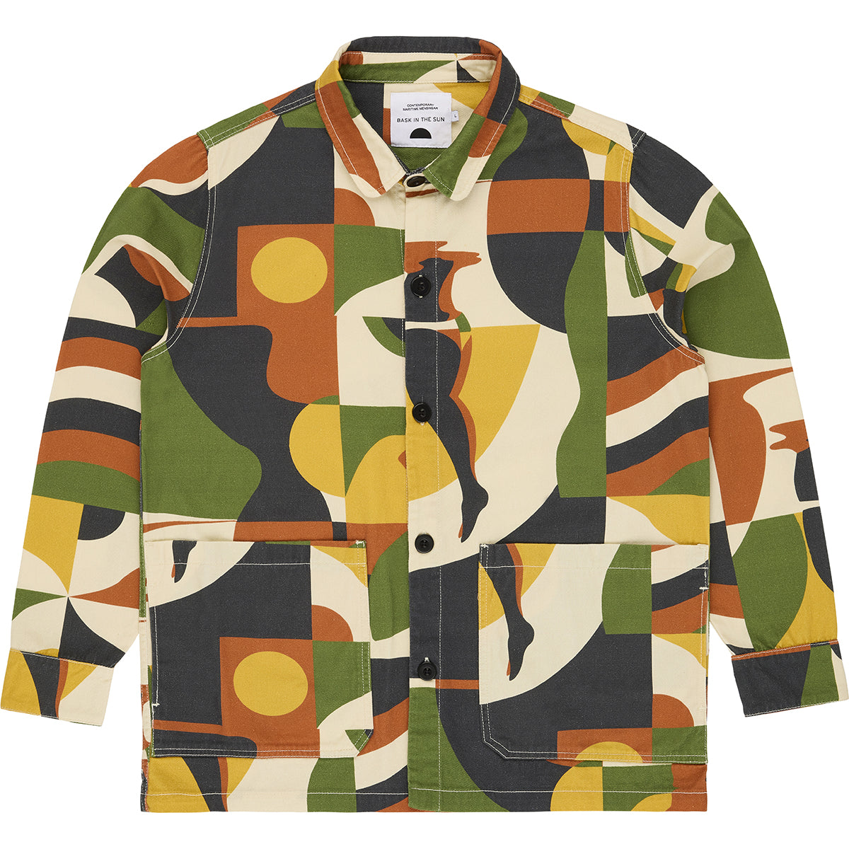 Veste à motifs en coton bio | multicolore "kepa paradise"