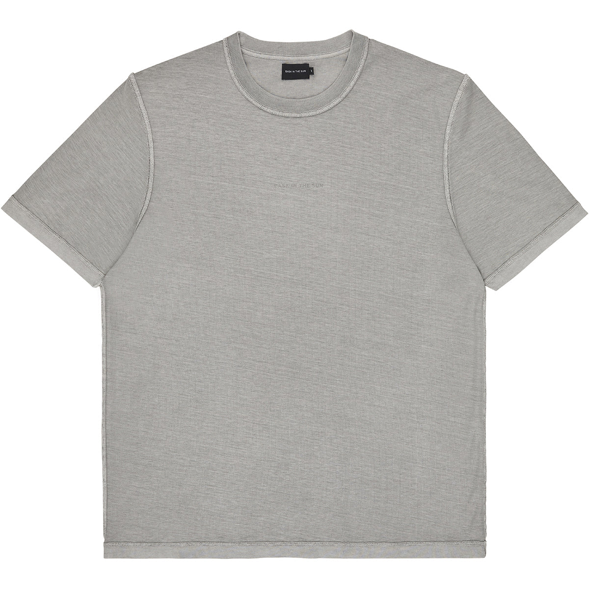 T-shirt en coton bio | gris "lafitenea smoked"