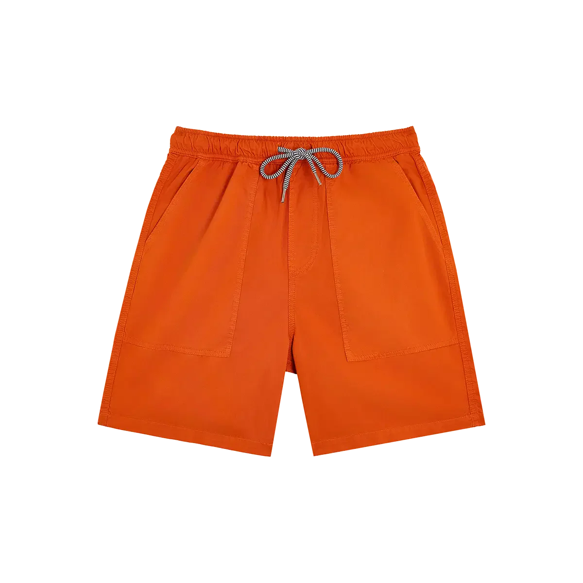 Short en coton bio | orange "Koldo - fire"