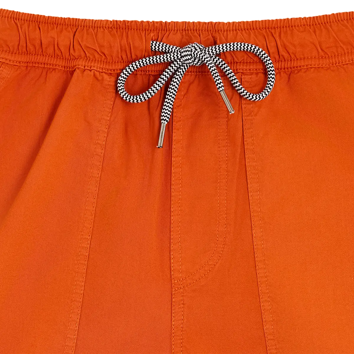 Short en coton bio | orange "Koldo - fire"