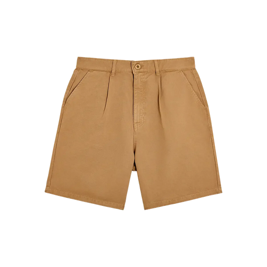 short en coton bio | camel "gabi - cappuccino"