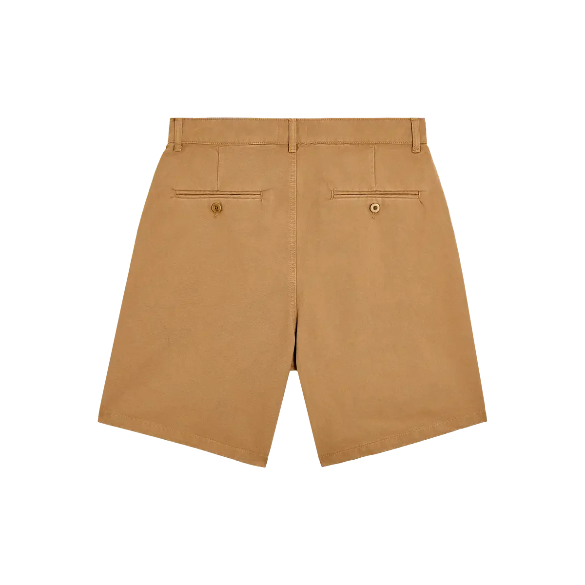 short en coton bio | camel "gabi - cappuccino"