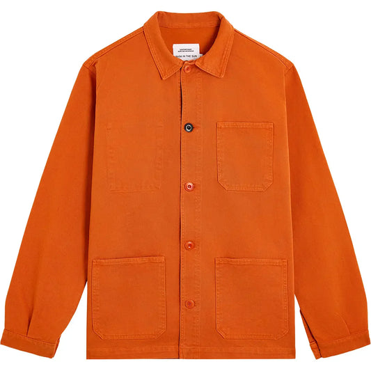 Veste en coton bio | orange "Sergi - fire"