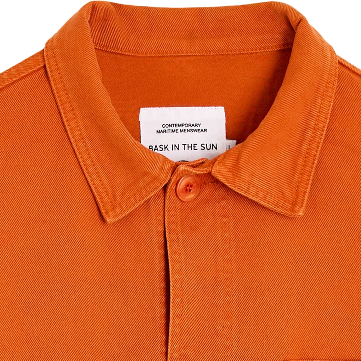 Veste en coton bio | orange "Sergi - fire"