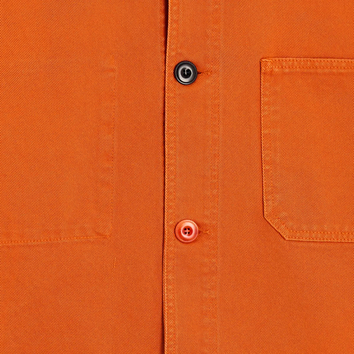 Veste en coton bio | orange "Sergi - fire"
