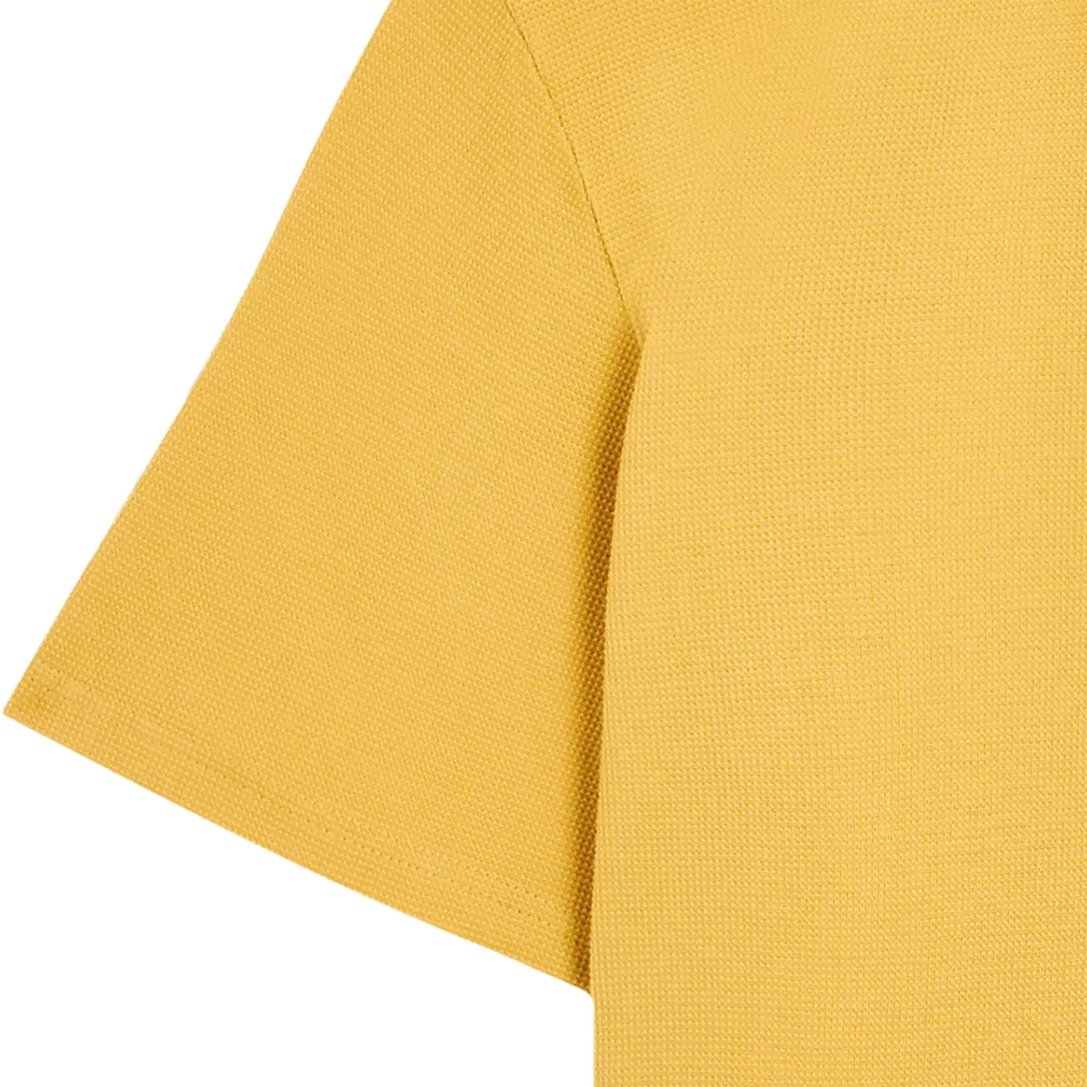 Chemise manches courtes en coton bio | jaune "Leikio - sun"