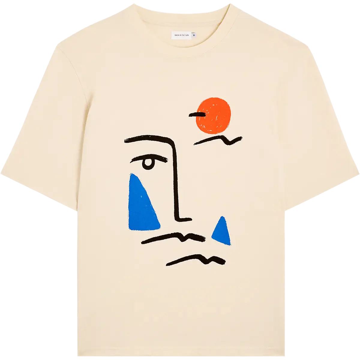 T-shirt en coton bio | écru "Calder - cream"