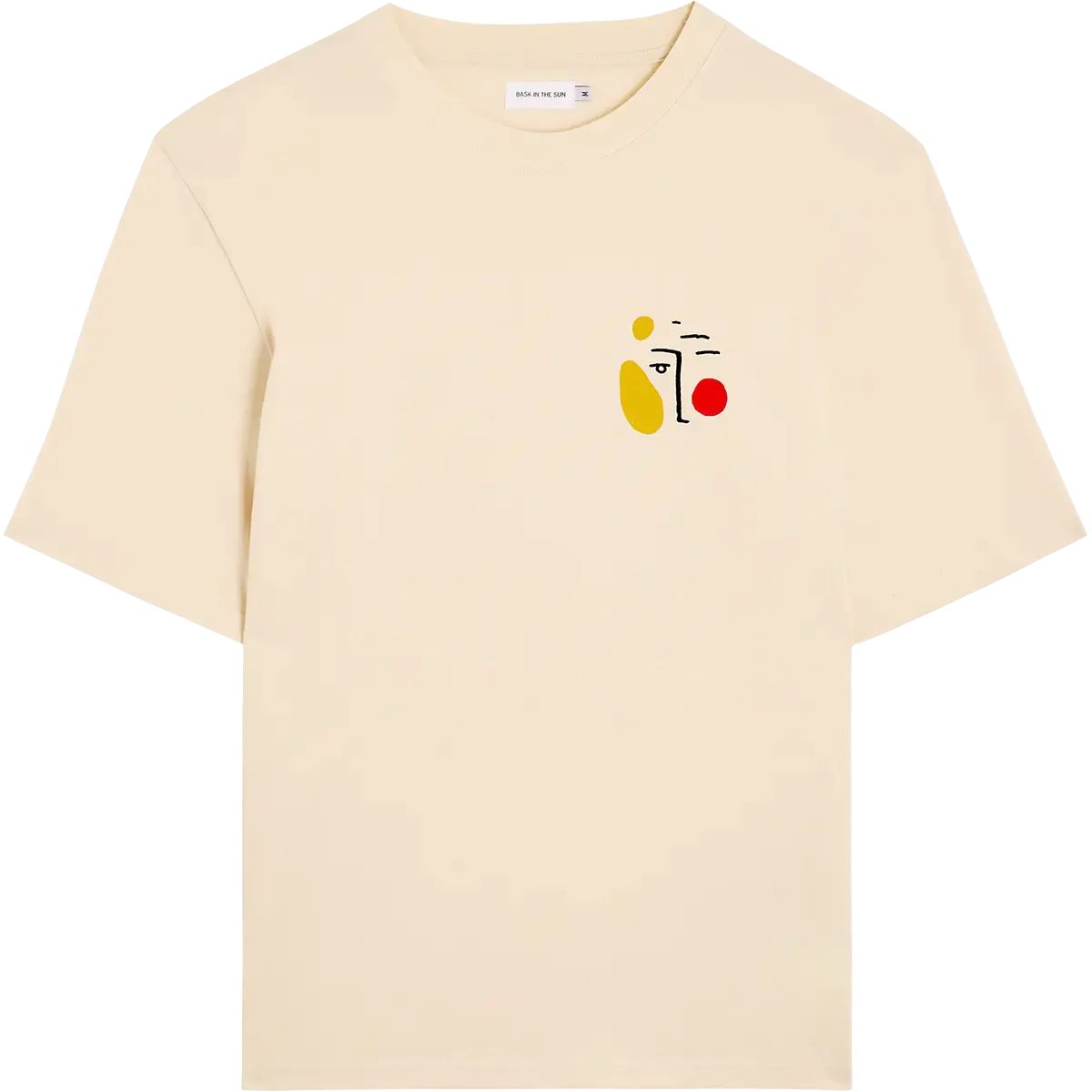 T-shirt en coton bio | écru "Mini calder - cream"