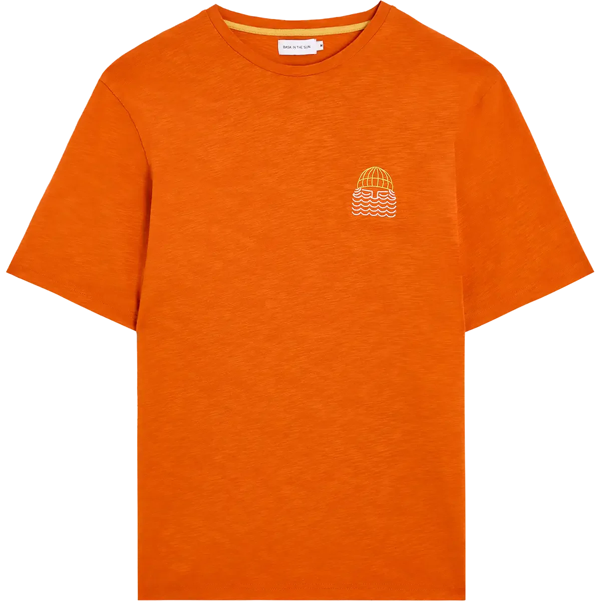 T-shirt en coton bio | orange "Mini to the sea - fire"