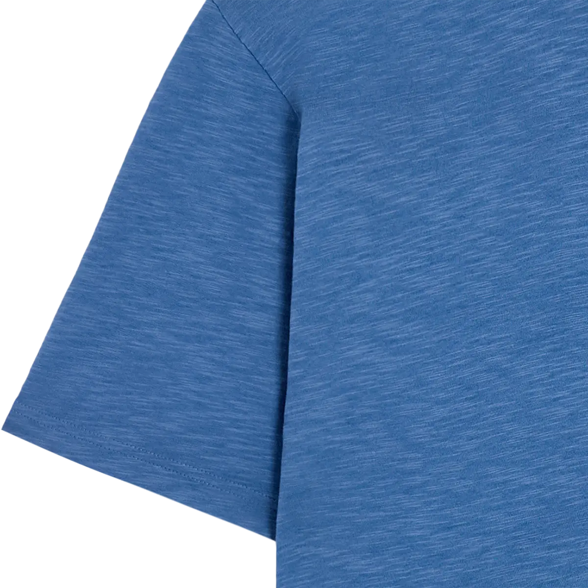 T-shirt en coton bio | bleu "Mini to the sea - blue"