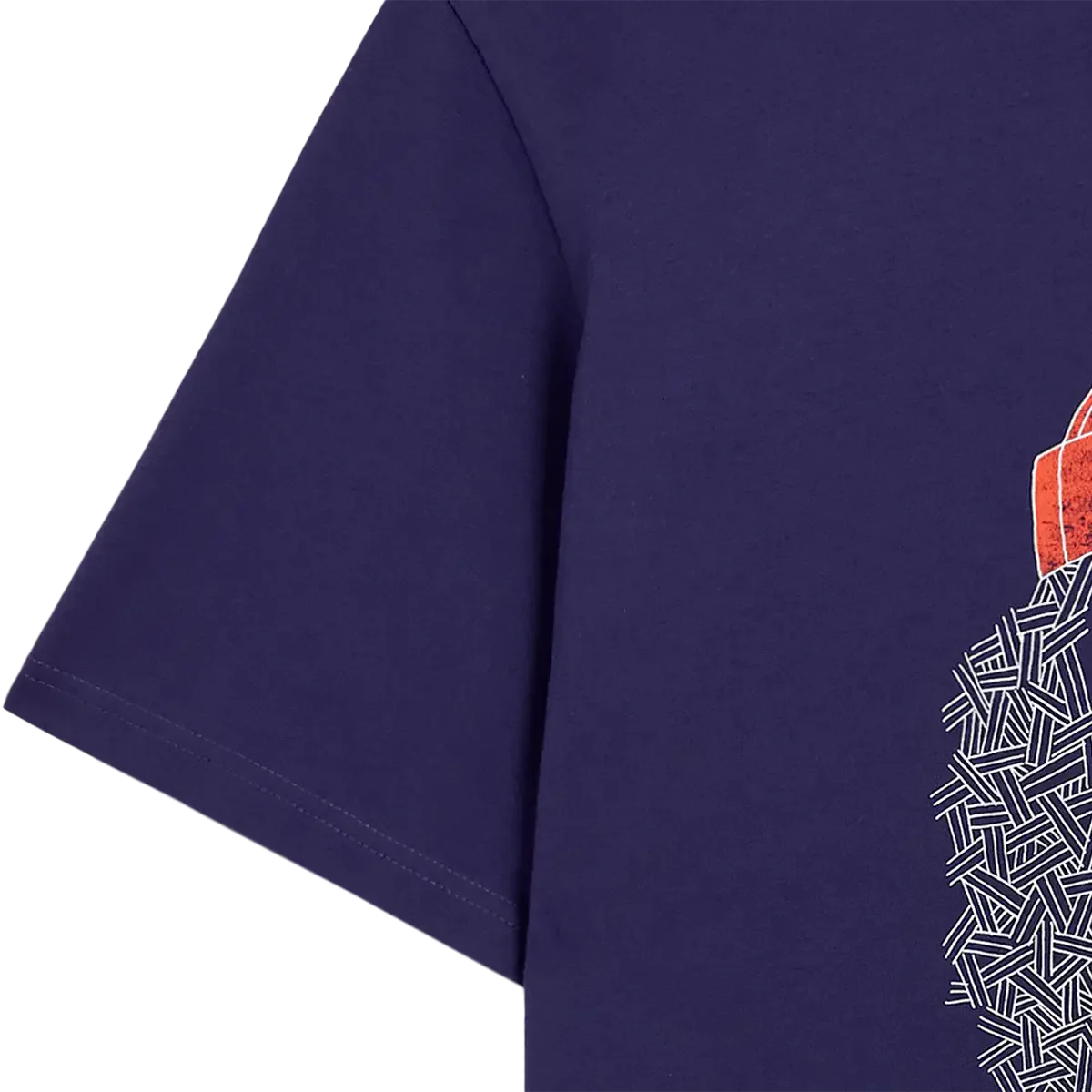 T-shirt en coton bio | marine "Smoking pipe - indigo"