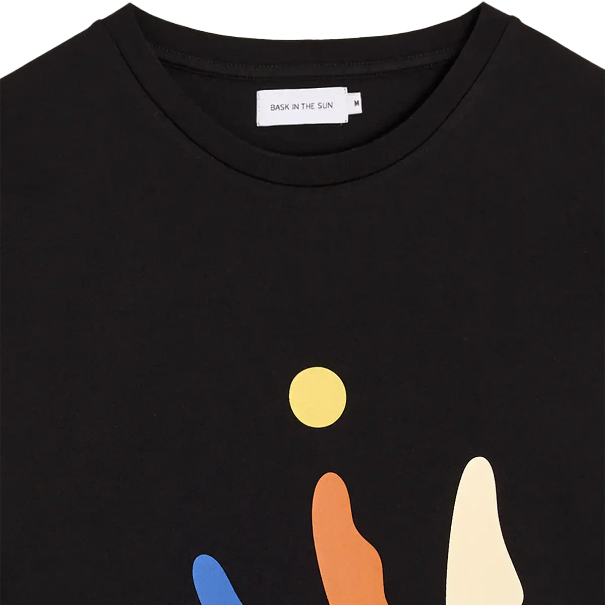 T-shirt en coton bio | noir "Reincarnation - black"
