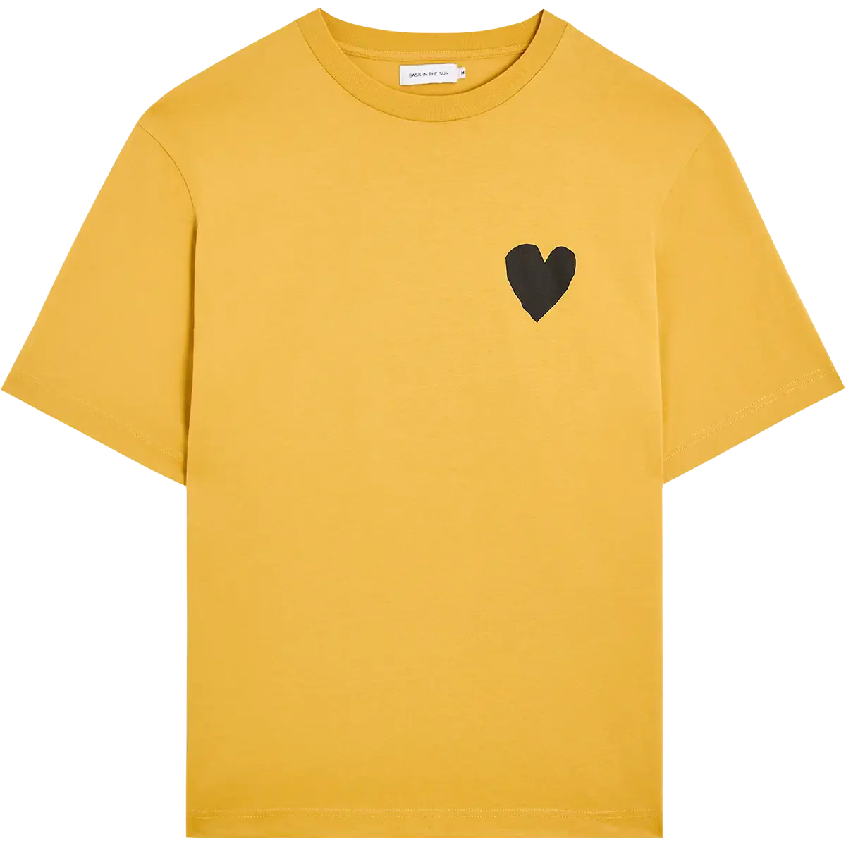 T-shirt en coton bio | jaune "Jungle bird - sun"