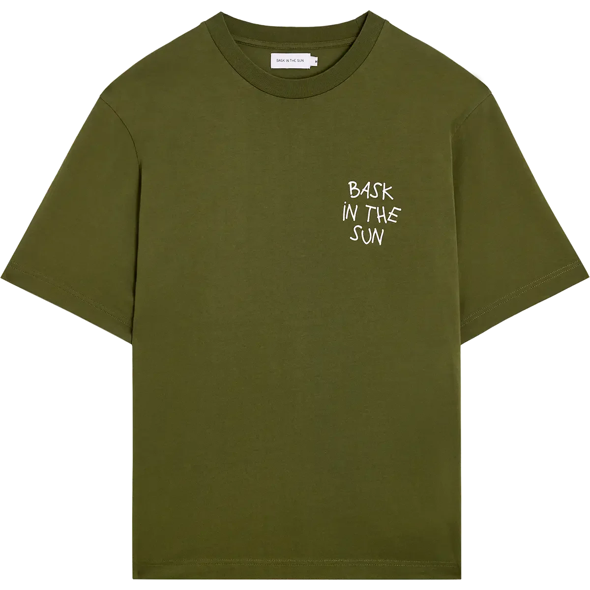 T-shirt en coton bio | vert "Luxe - olive"