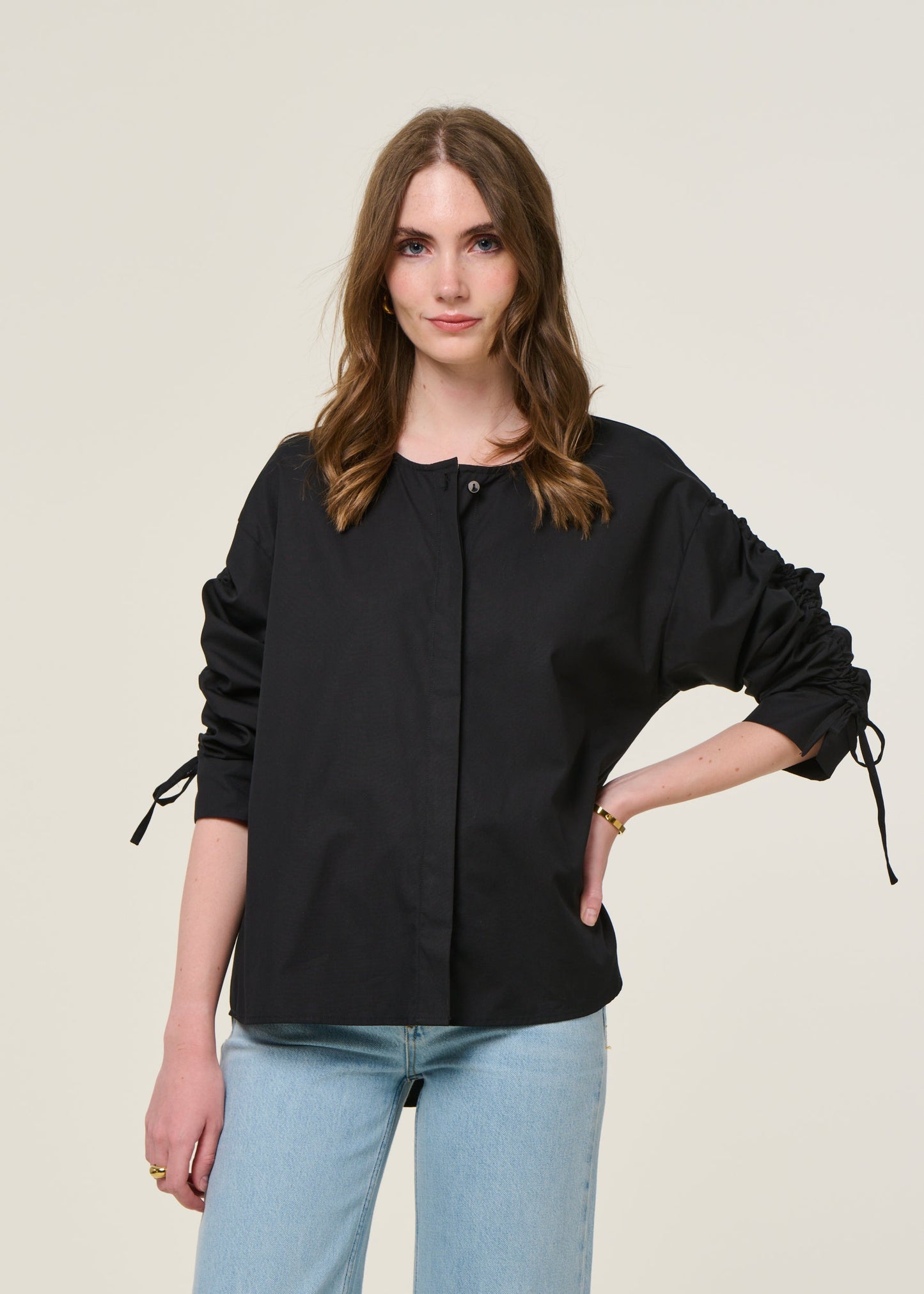 Chemise Frida noire