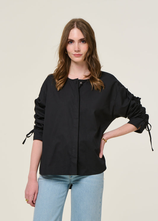 Chemise Frida noire