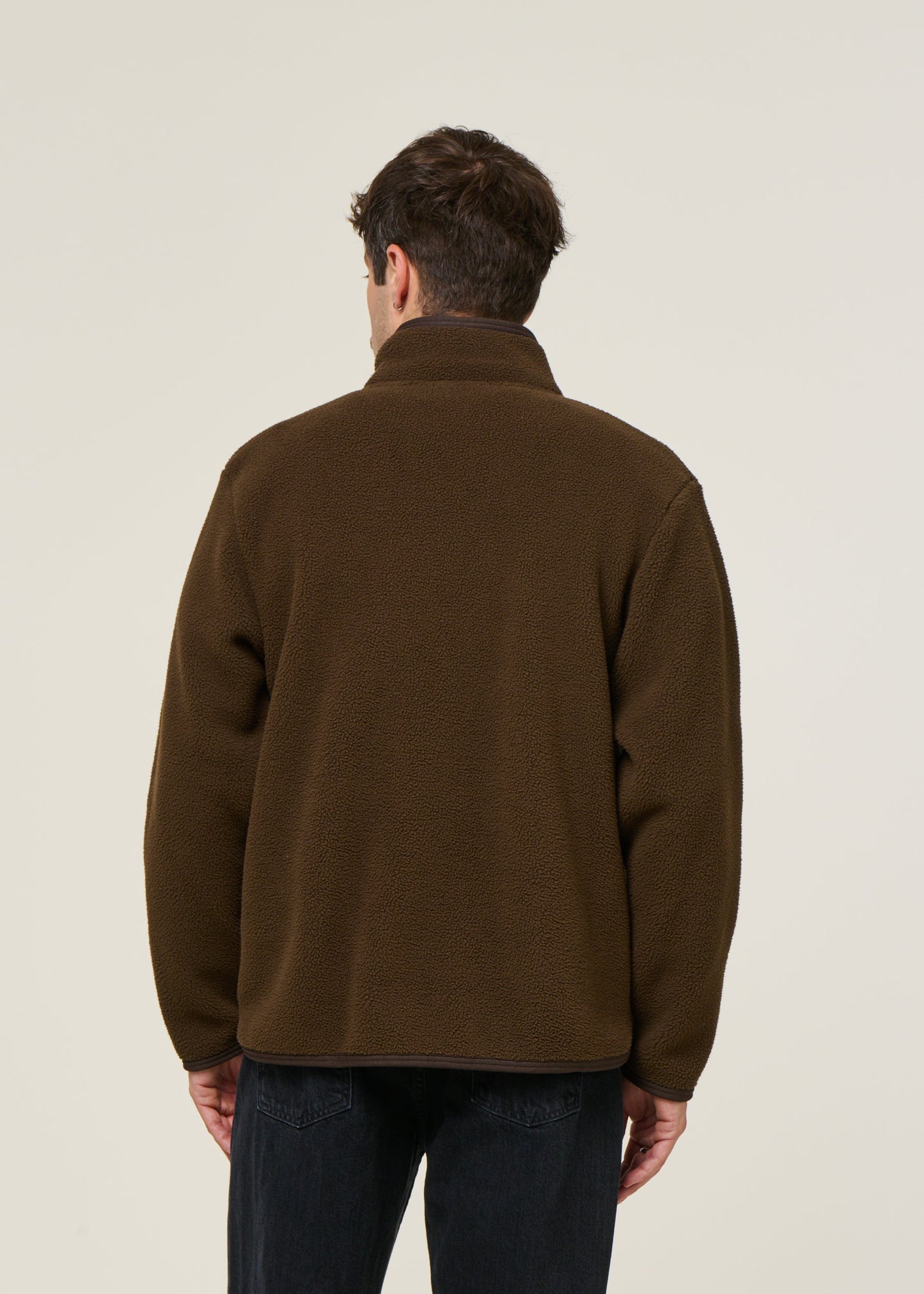 Veste polaire en matière recyclée | marron "goxo - chocolate"
