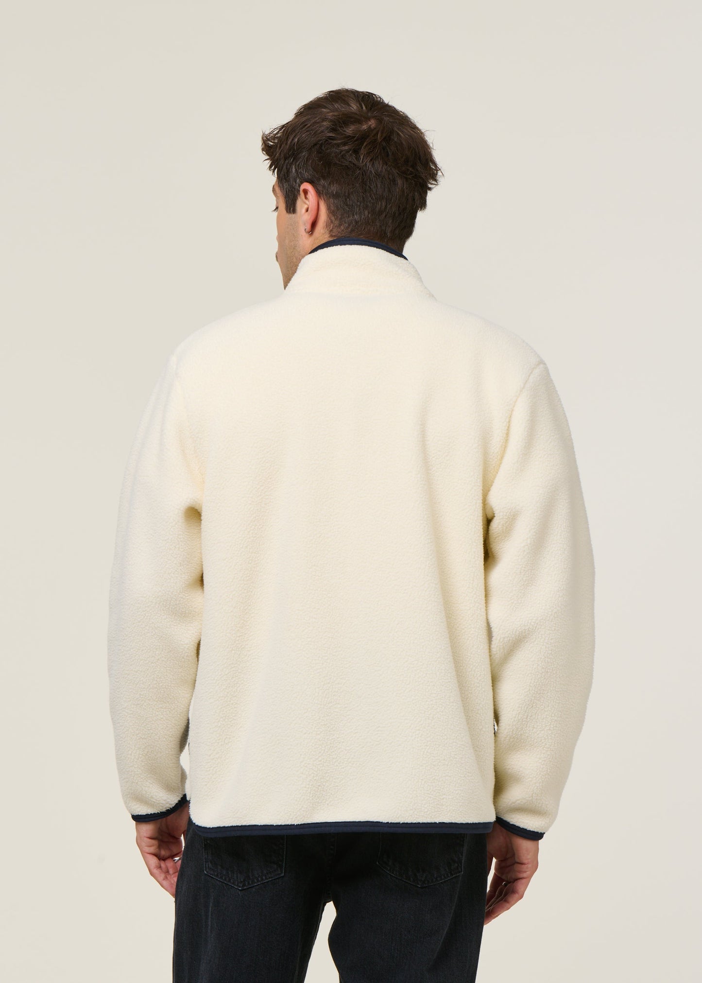 Veste polaire en matière recyclée | écru "goxo - cream"