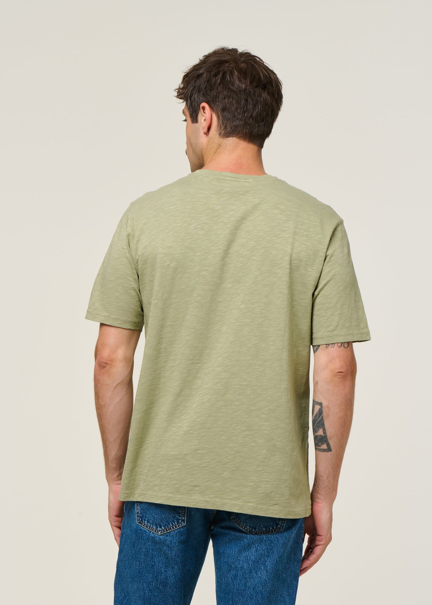 T-shirt en coton bio | vert "mini to the sea - eucalyptus"