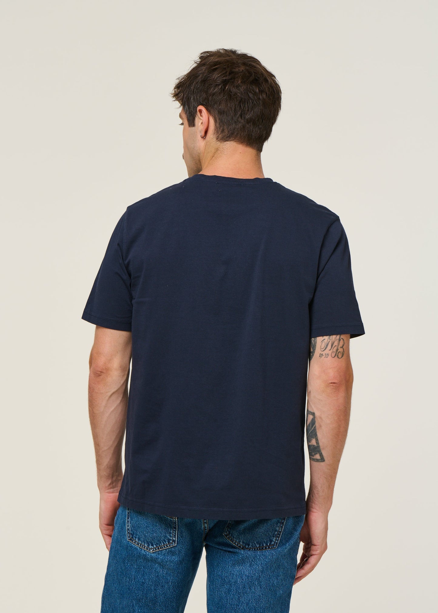 T-shirt en coton bio | bleu "to the sea - navy"