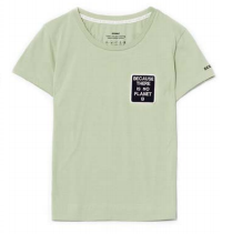 T-shirt vert pâle en coton bio - Natal