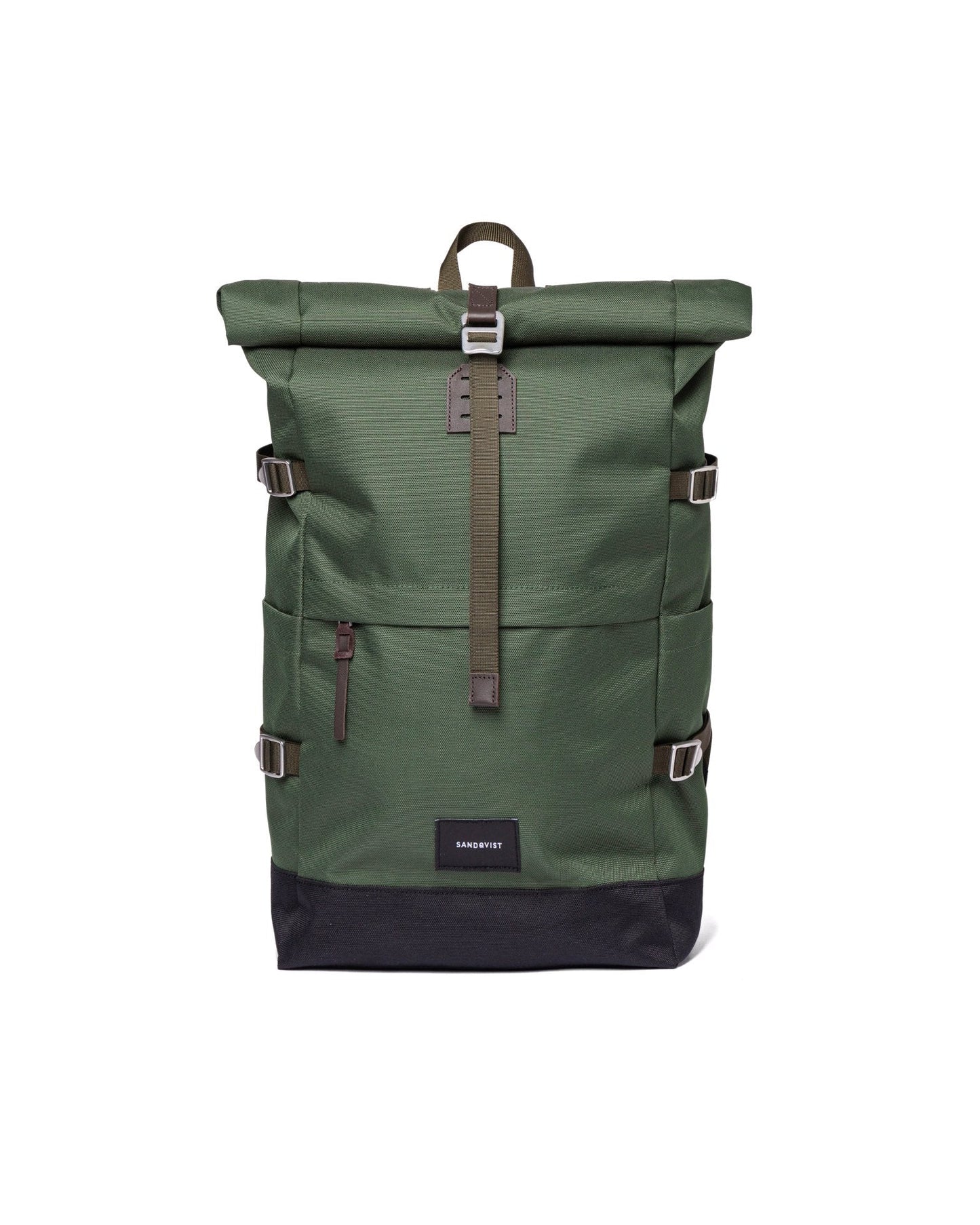 Sac à dos en matière recyclée | vert "bernt dawn green"