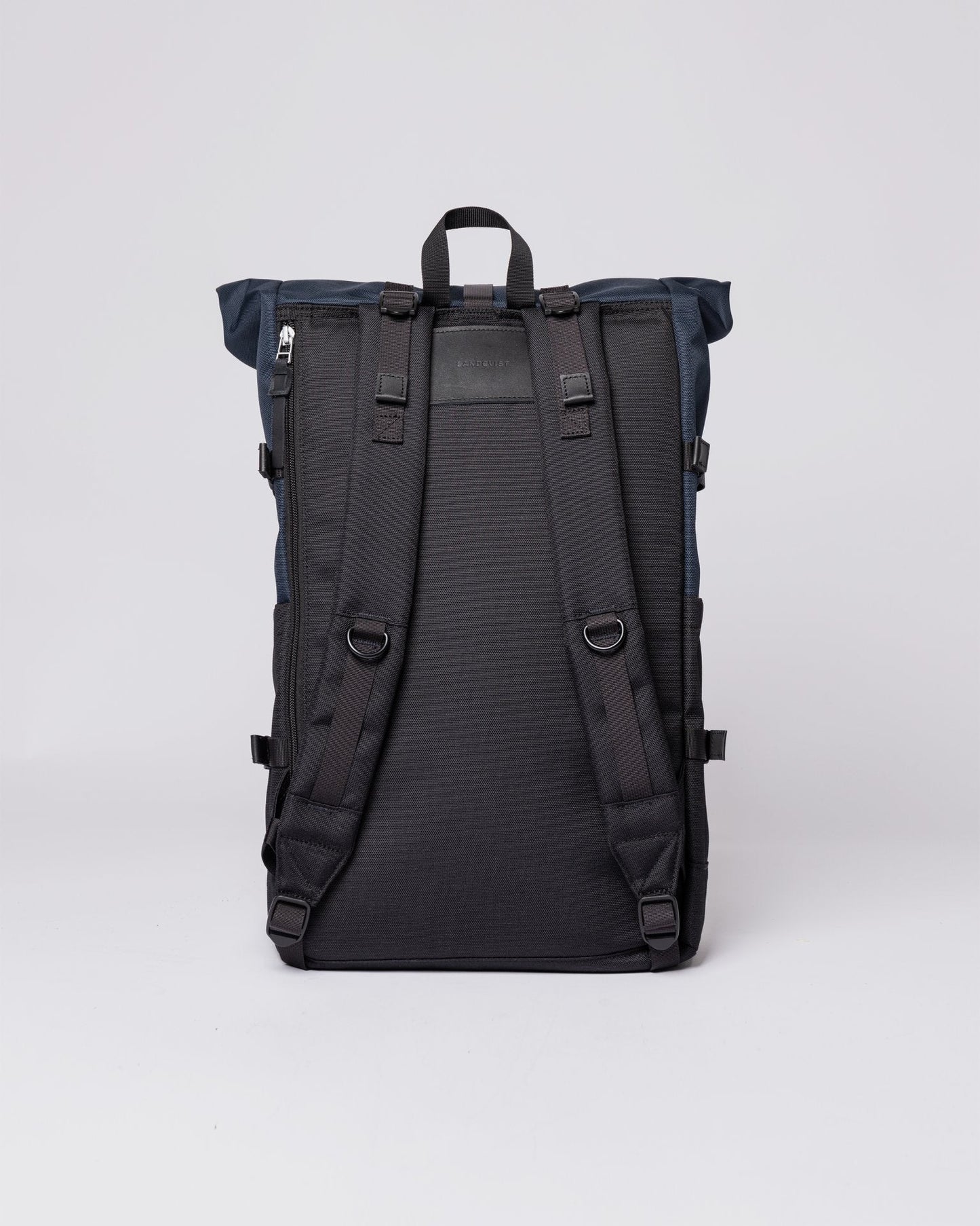 Sac à dos en matière recyclée | marine "bernt multi black/navy"