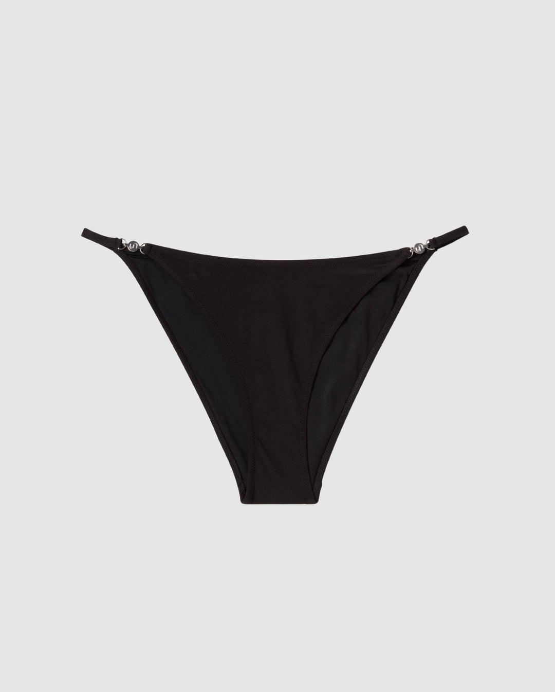 Bas de maillot de bain en matière reyclée | noir "tanga bikini brief - black"