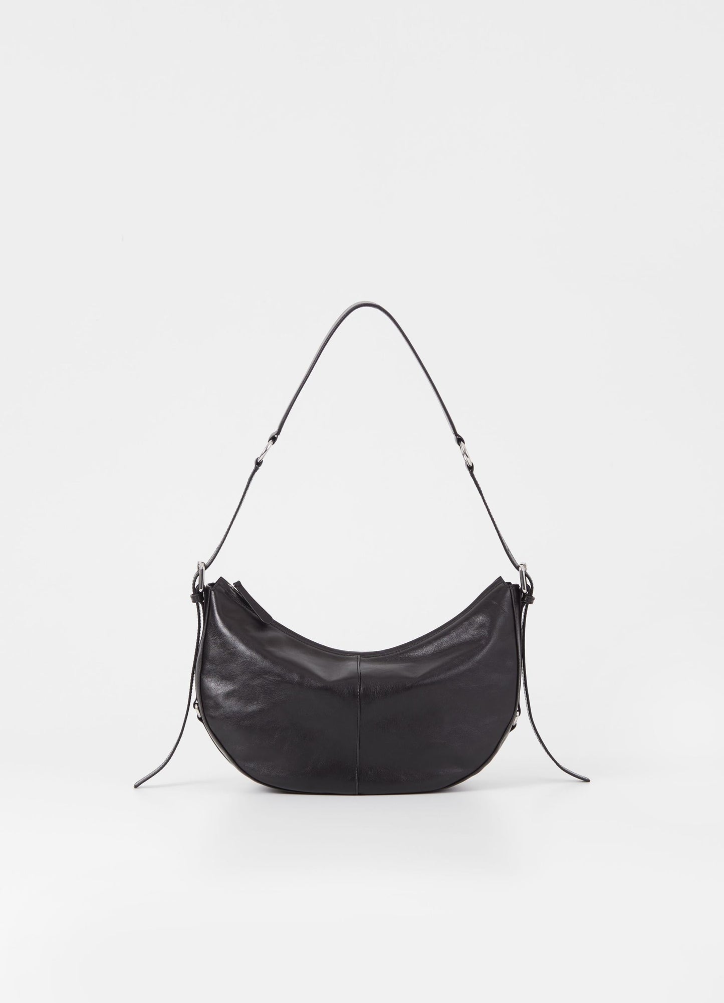 Sac à main en cuir certifié | noir "minoh"