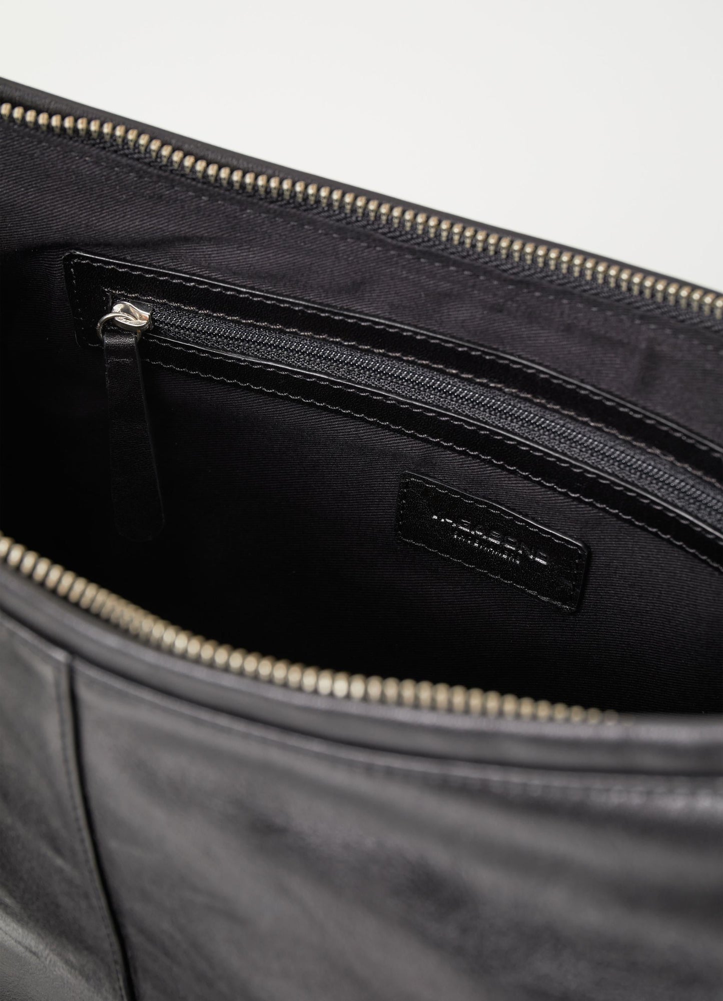 Sac à main en cuir certifié | noir "itami"