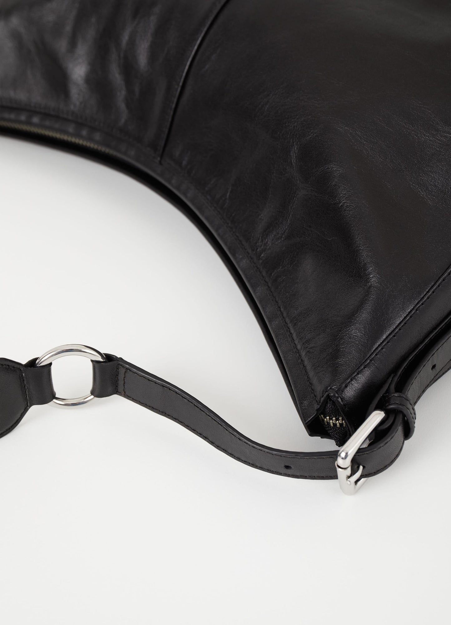 Sac à main en cuir certifié | noir "itami"