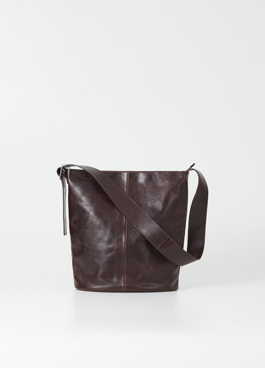 Sac à main en cuir | marron "sac bandoulière en cuir certifié | marron "stockholm""