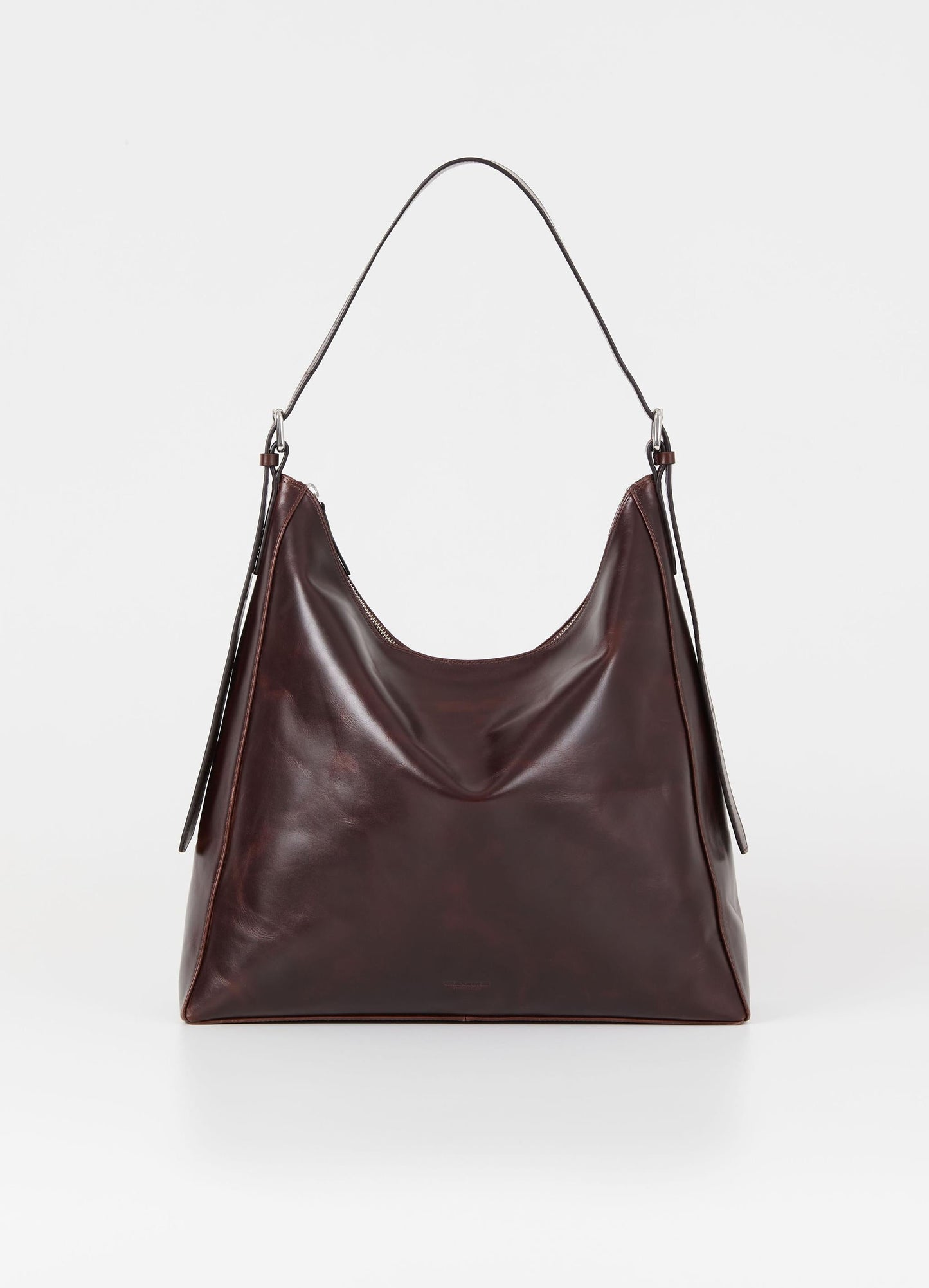 Sac cabas en cuir certifié | marron "hilo"
