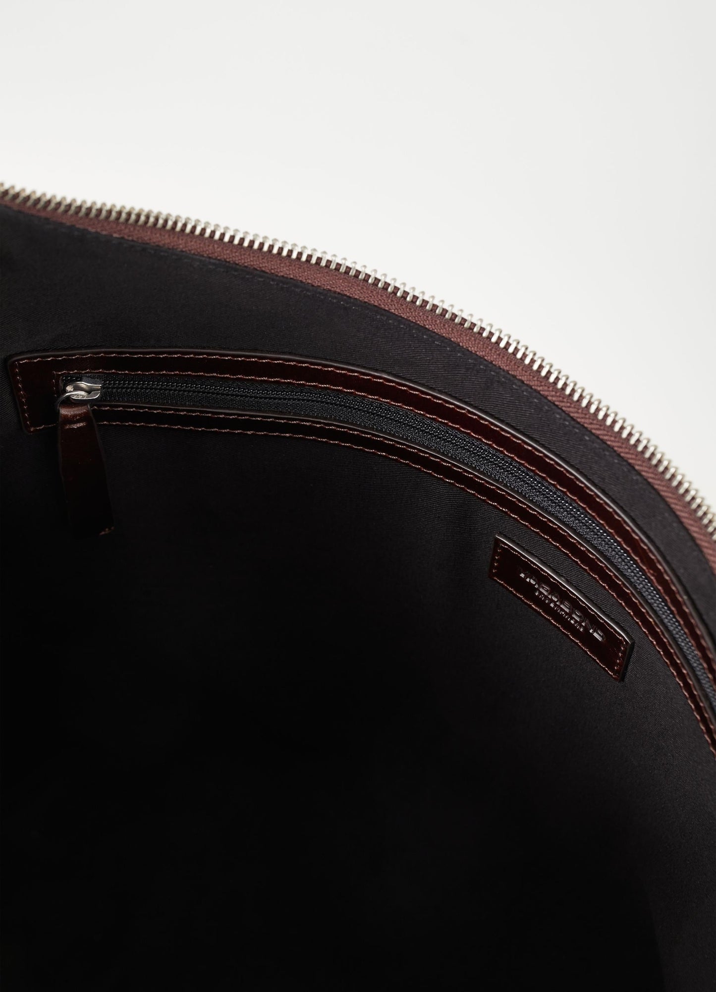Sac cabas en cuir certifié | marron "hilo"