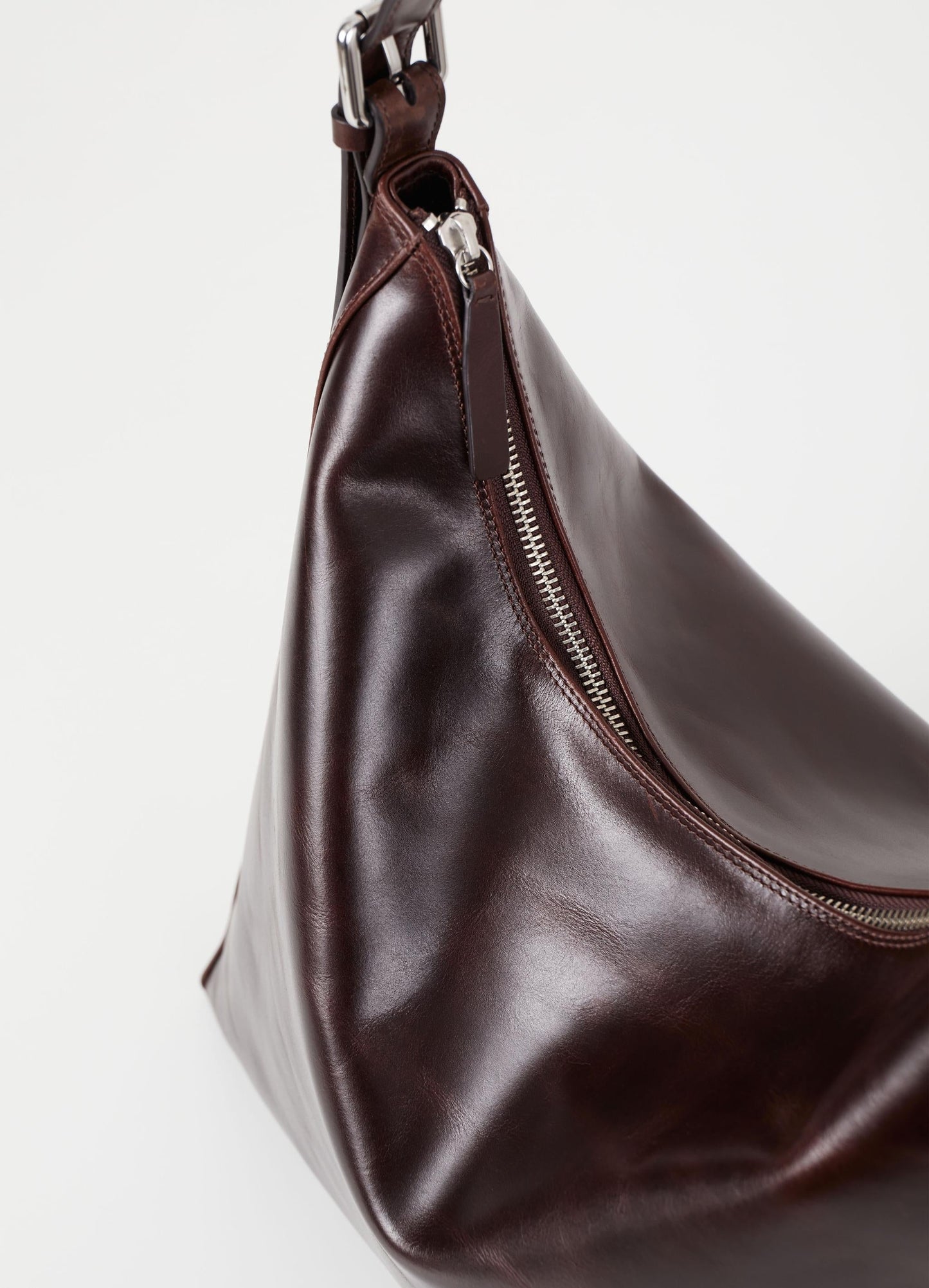 Sac cabas en cuir certifié | marron "hilo"