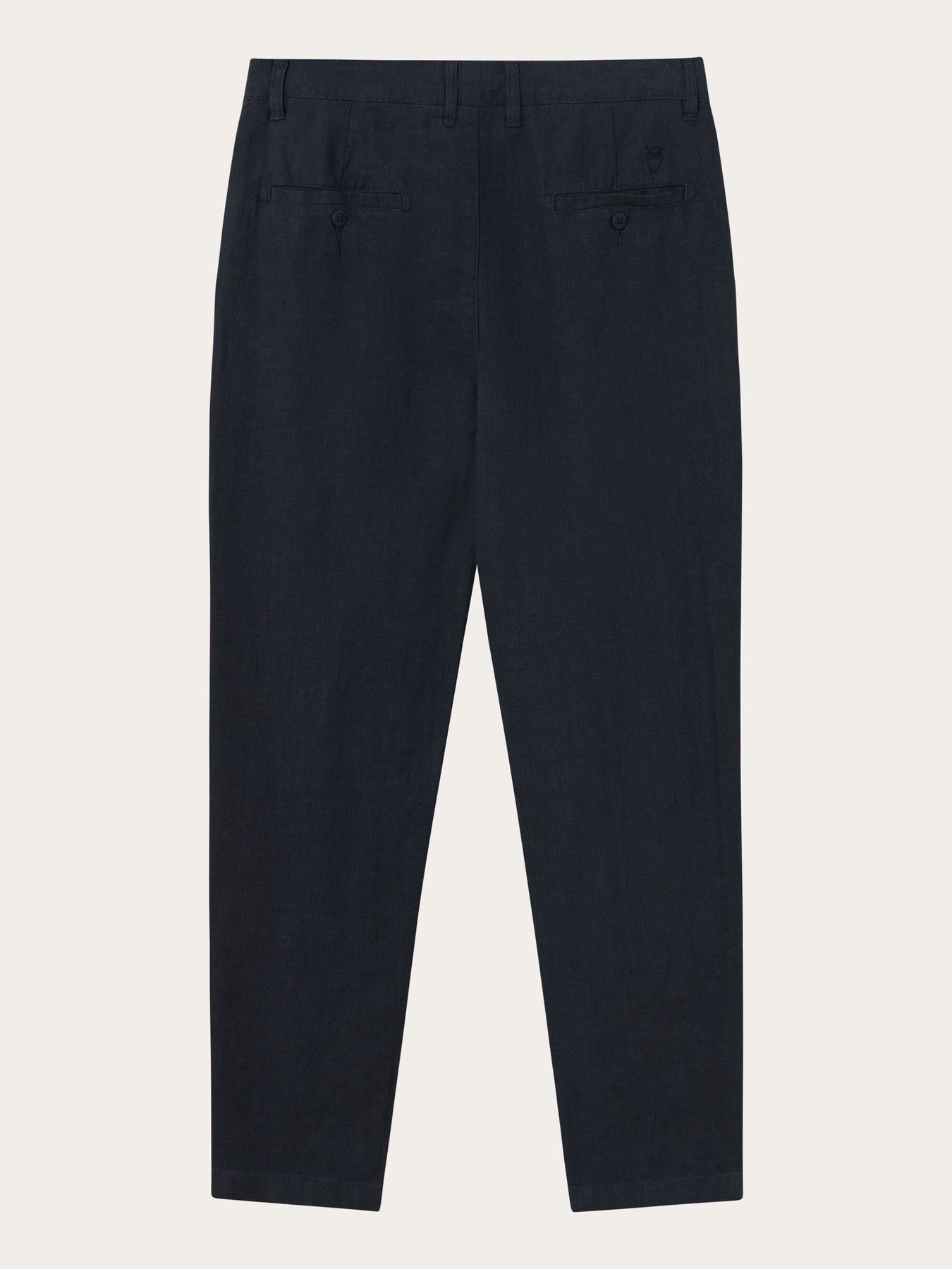 Pantalon marine en lin bio - bob loose linen pant total eclipse