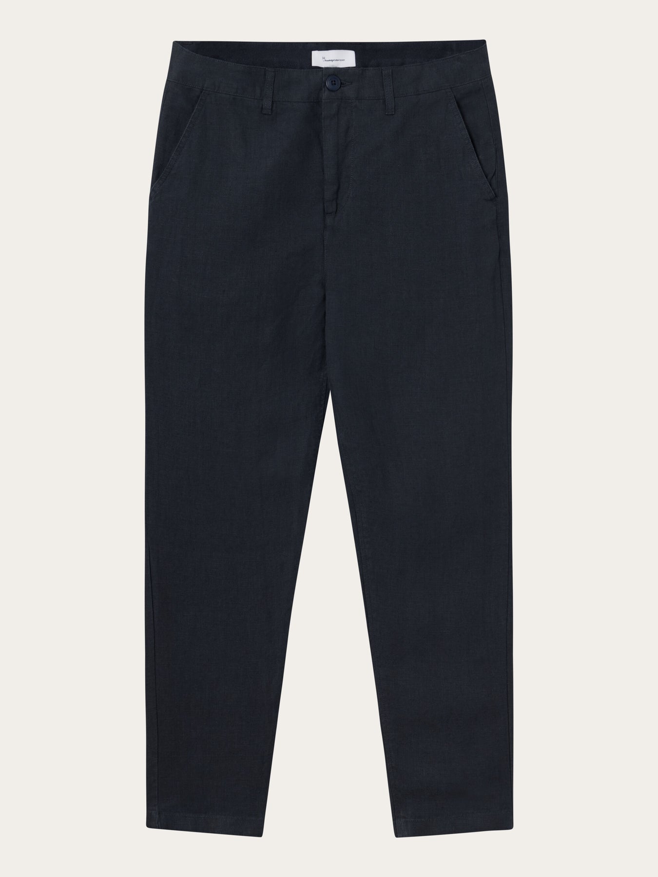Pantalon marine en lin bio - bob loose linen pant total eclipse