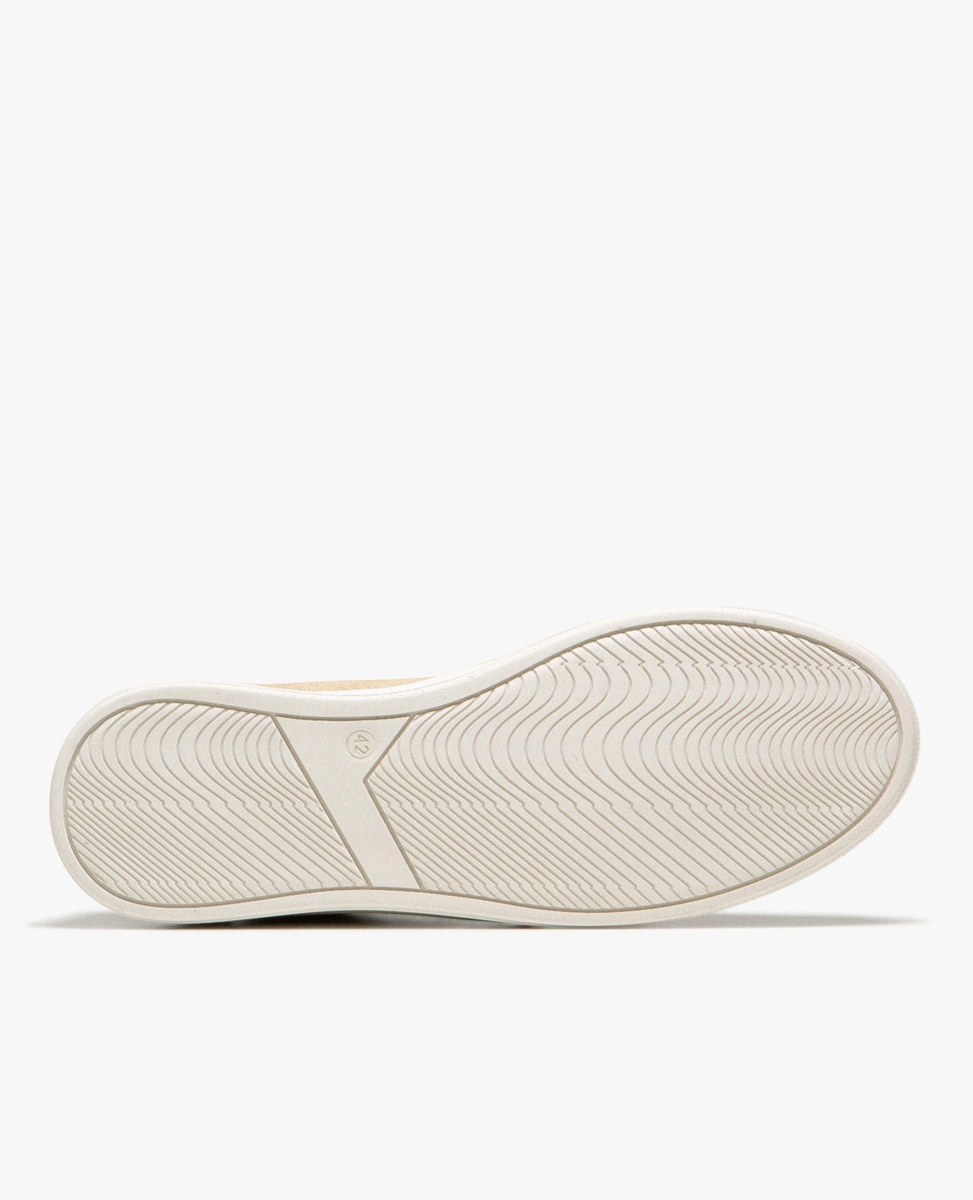 Baskets en cuir certifié | beige "Brocard 10"