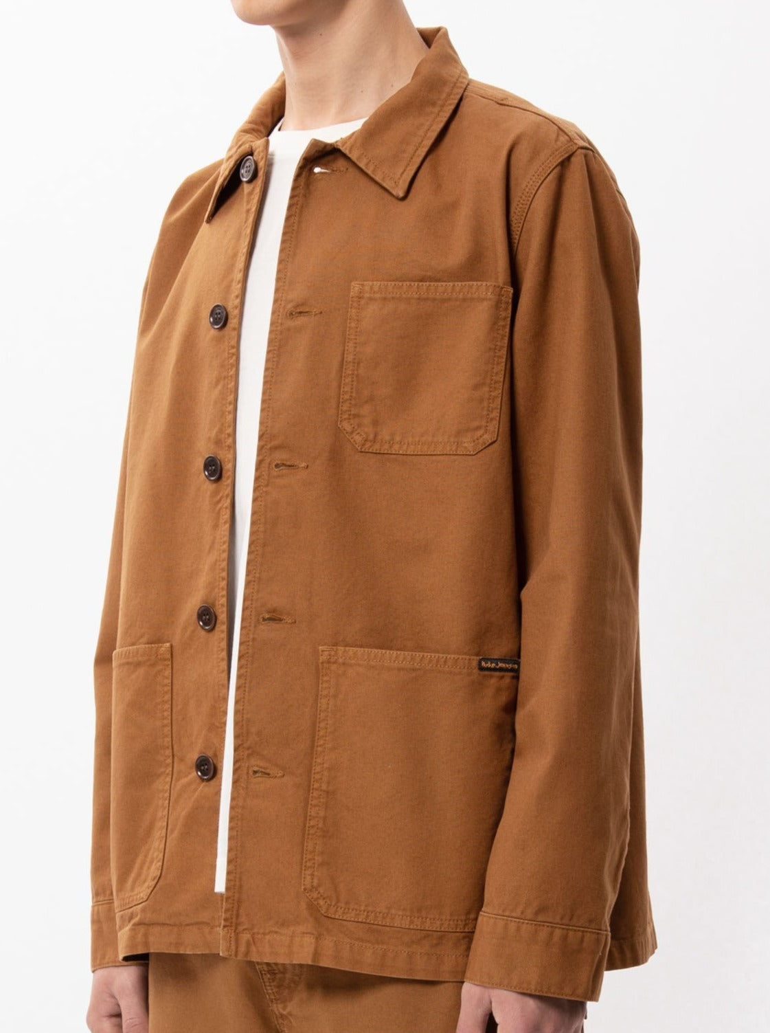 Veste workwear canva camel en coton bio - Barney Canvas