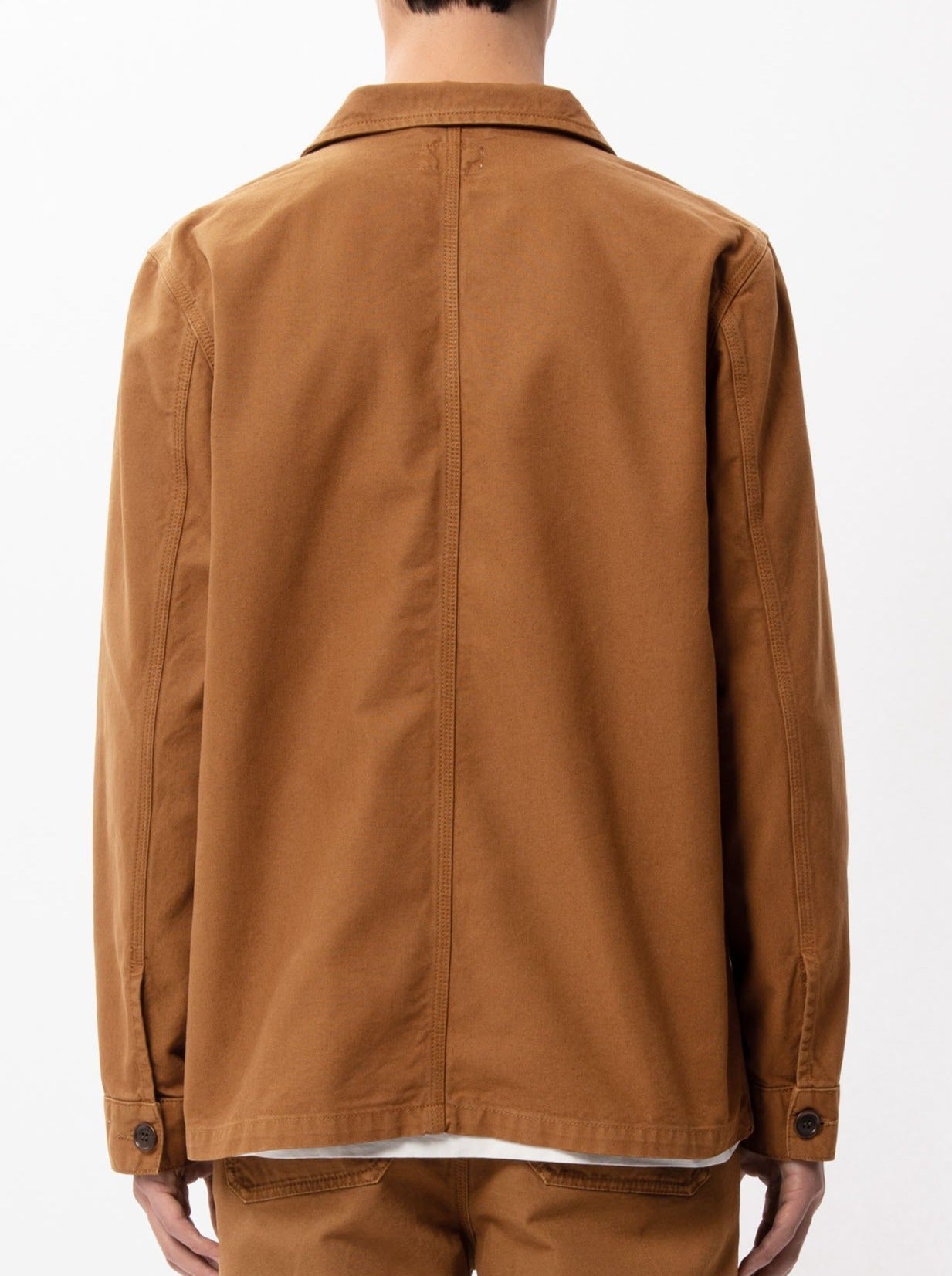 Veste workwear canva camel en coton bio - Barney Canvas